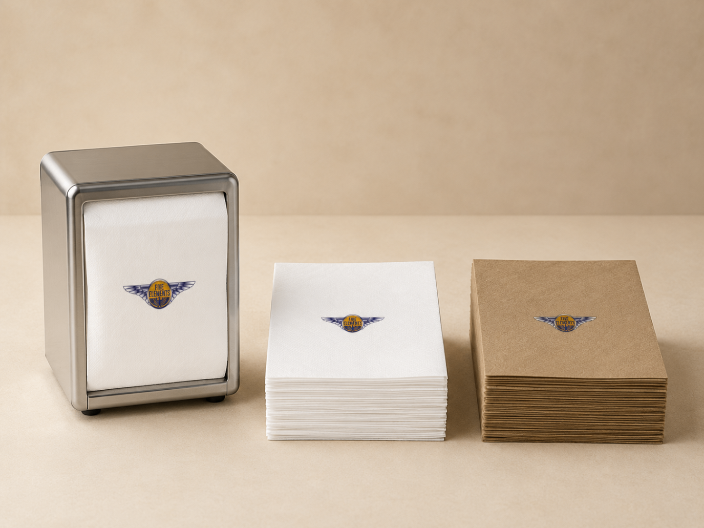 Printed & embossed napkins