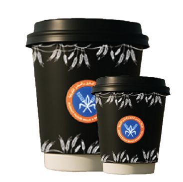 Branded coffee cups