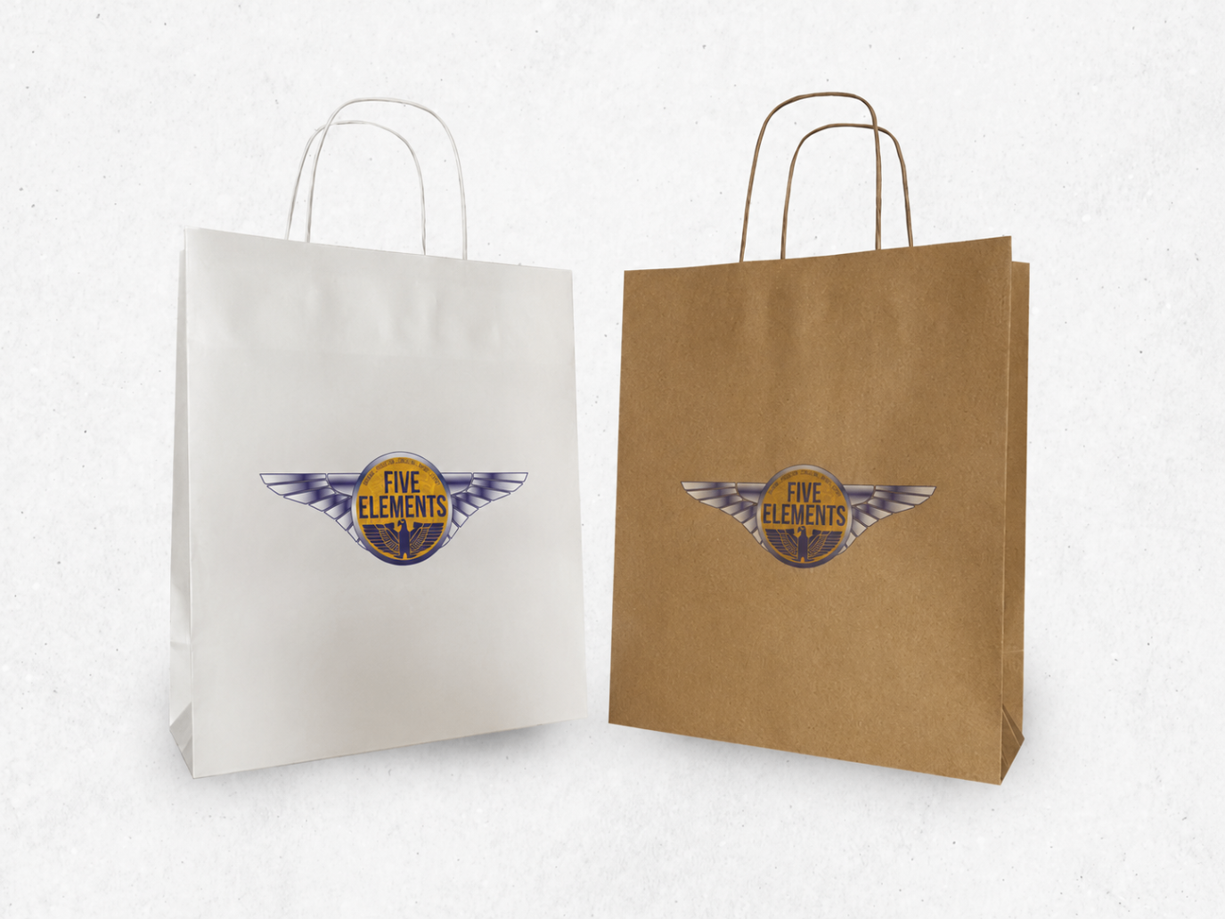 Twist handle bags