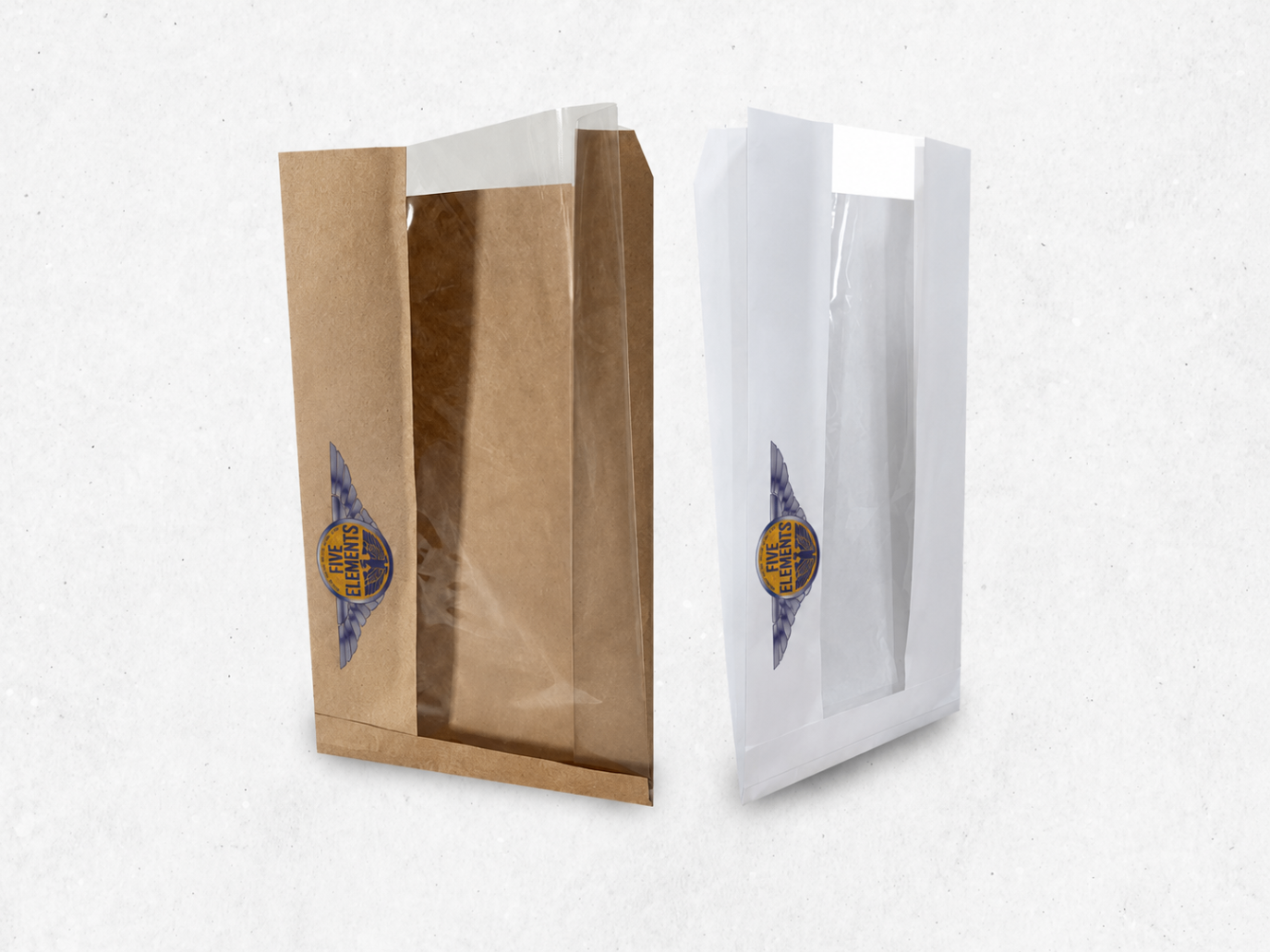 Side-window paper bags