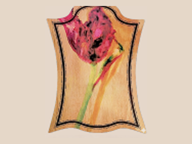 Wooden stickers