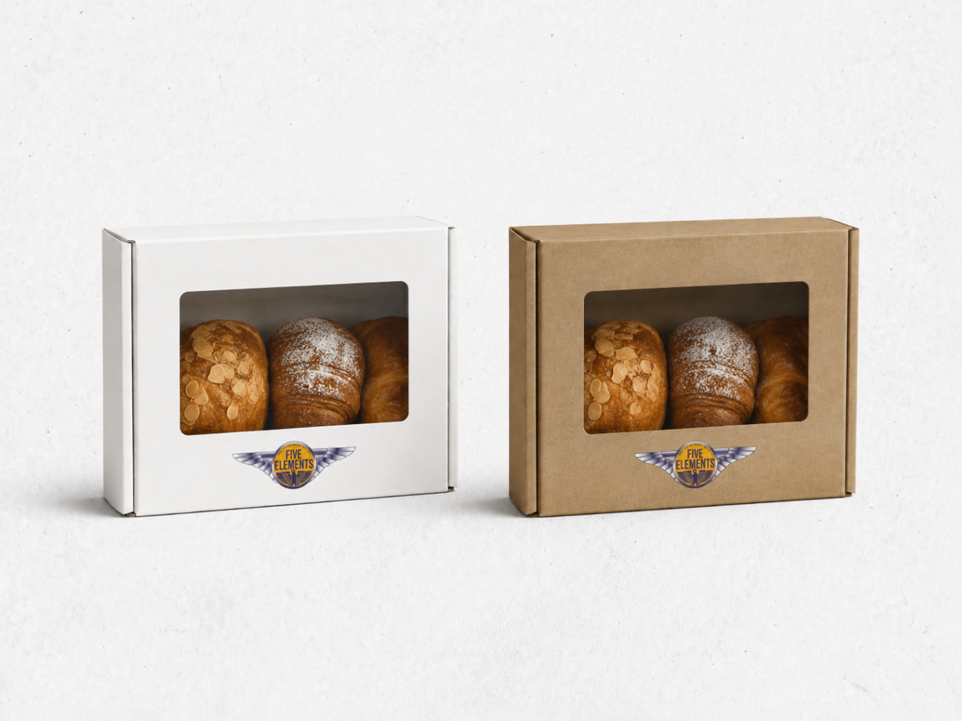 Small pastry window boxes