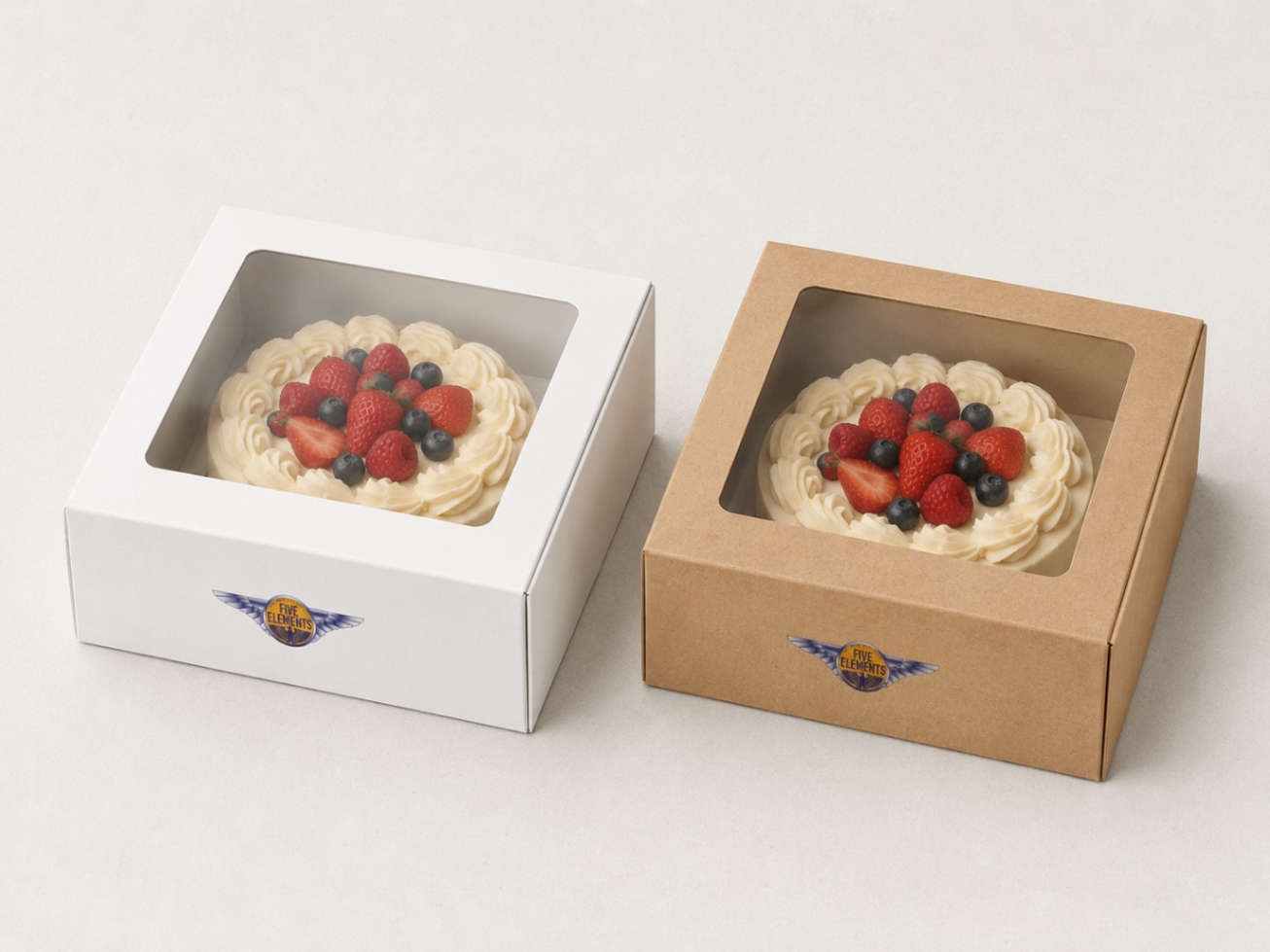 Cake window boxes