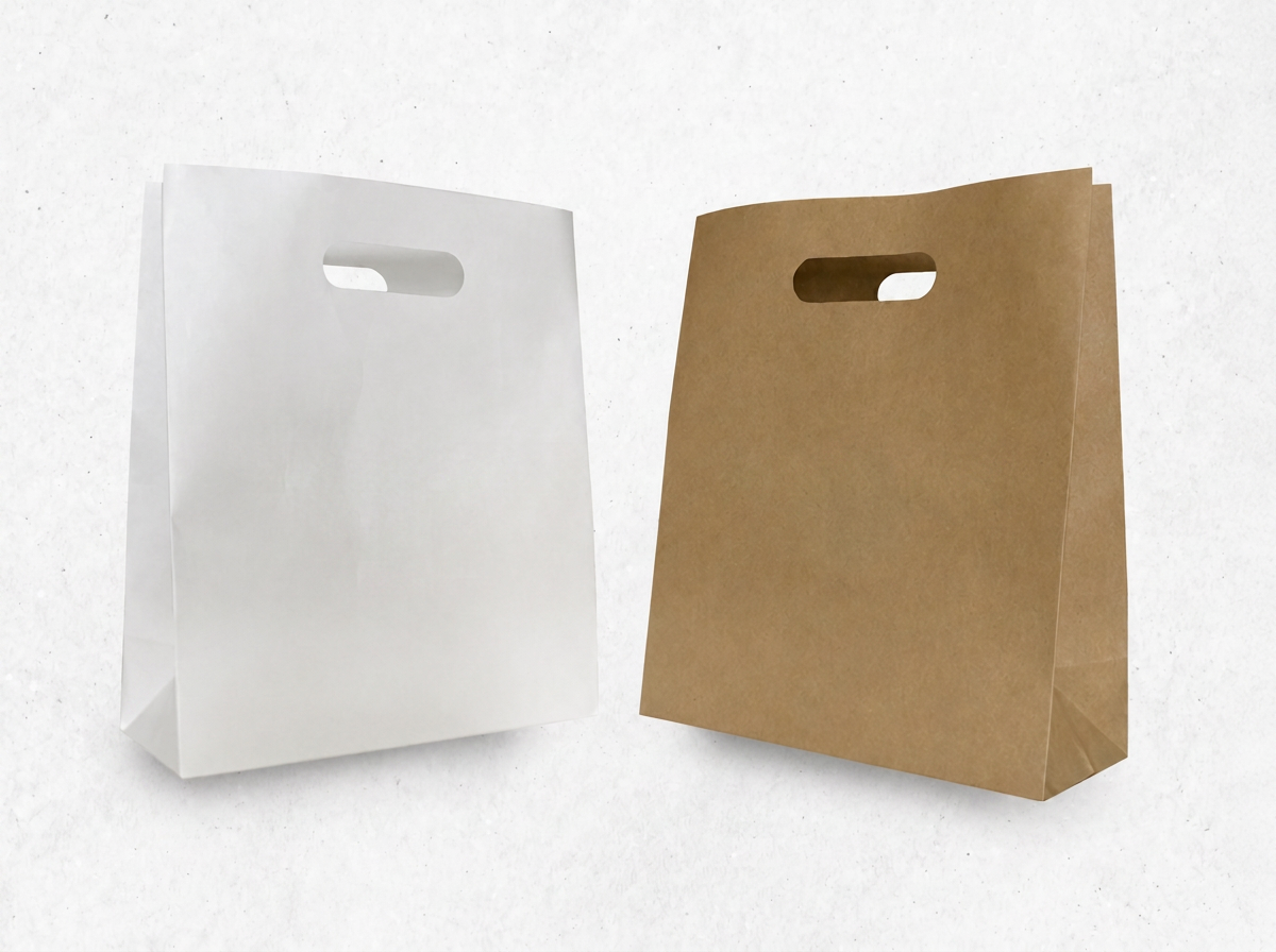 Die-cut handle bags