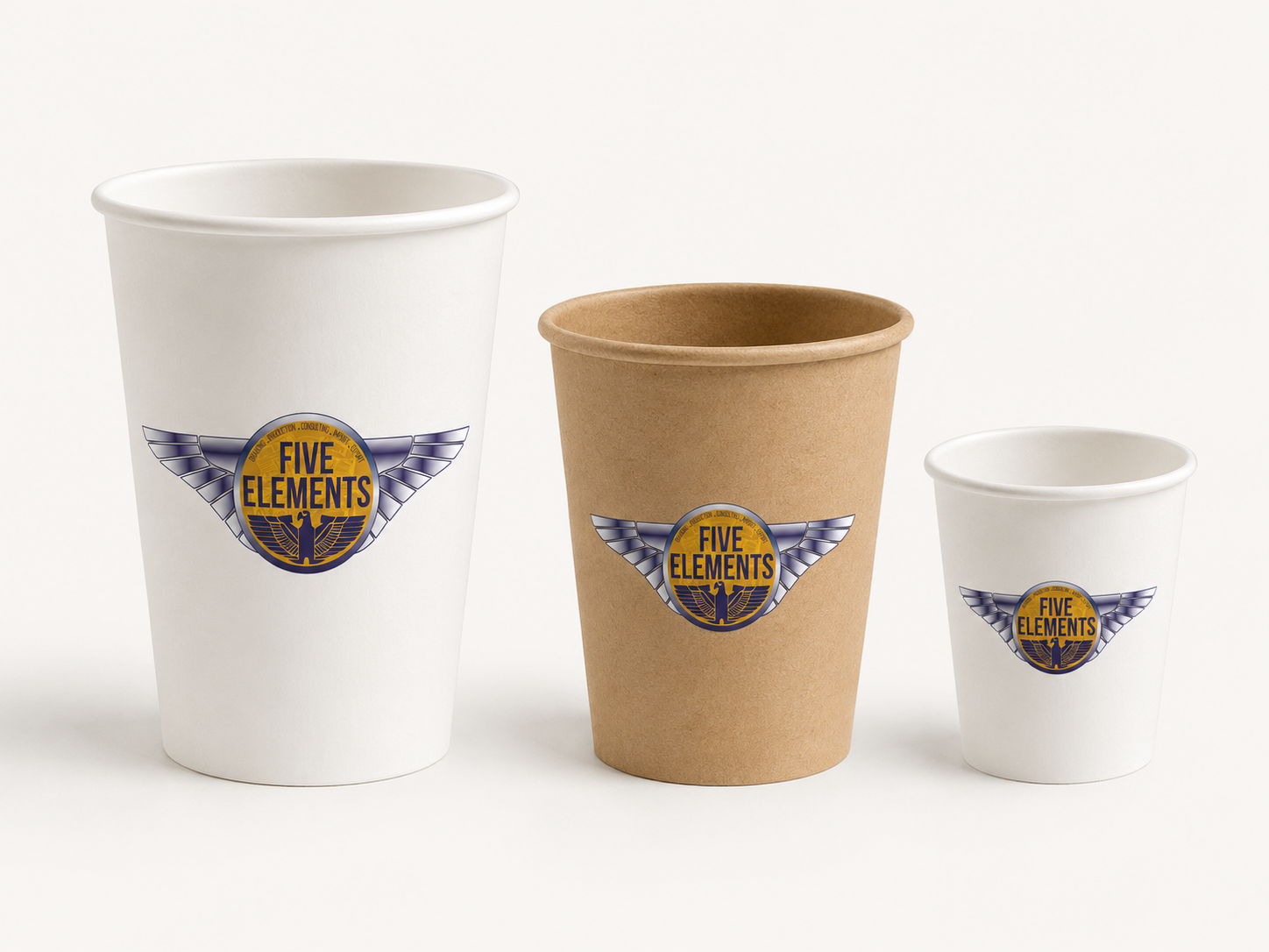Single-wall paper cups