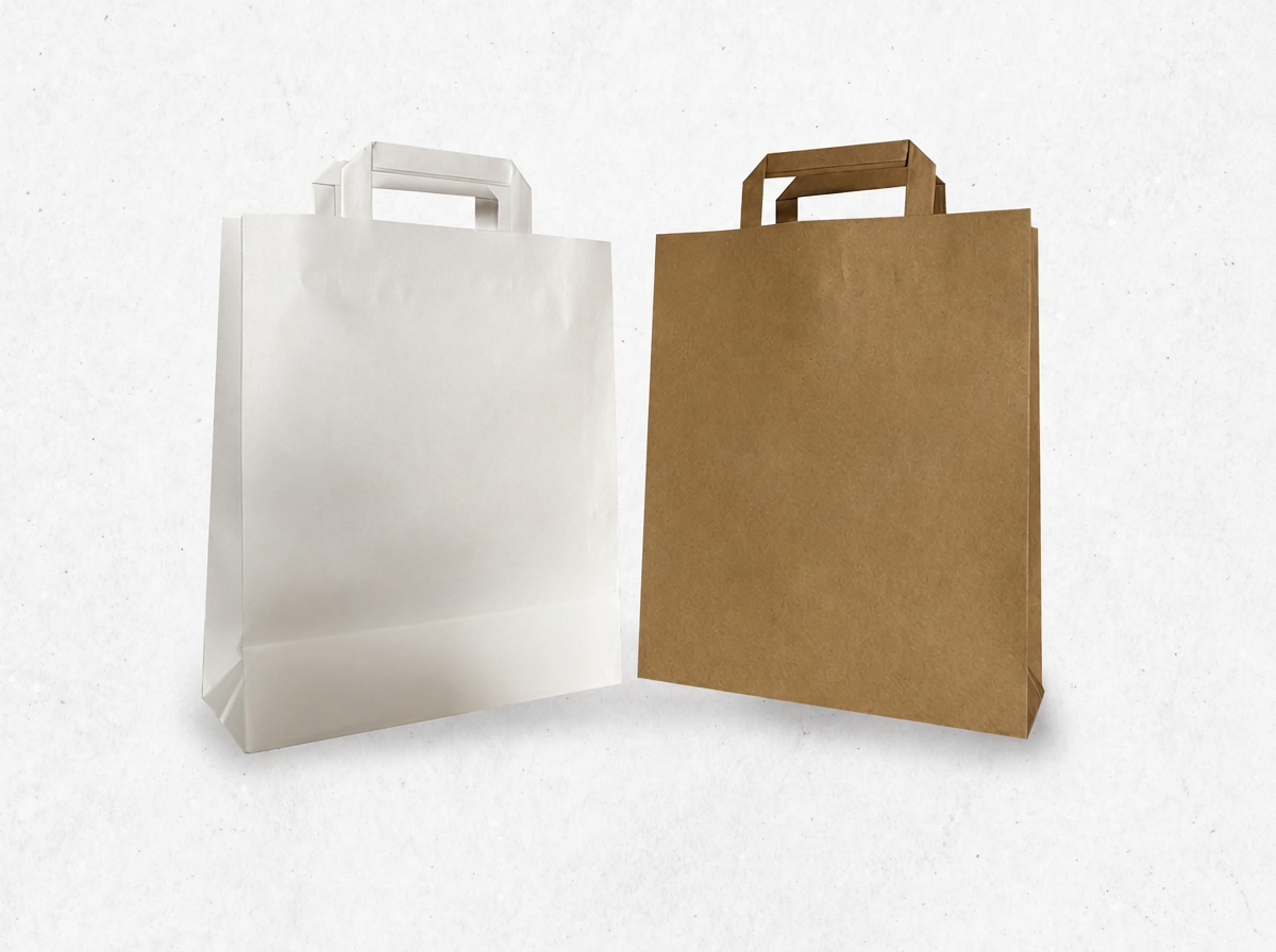 Flat handle bag