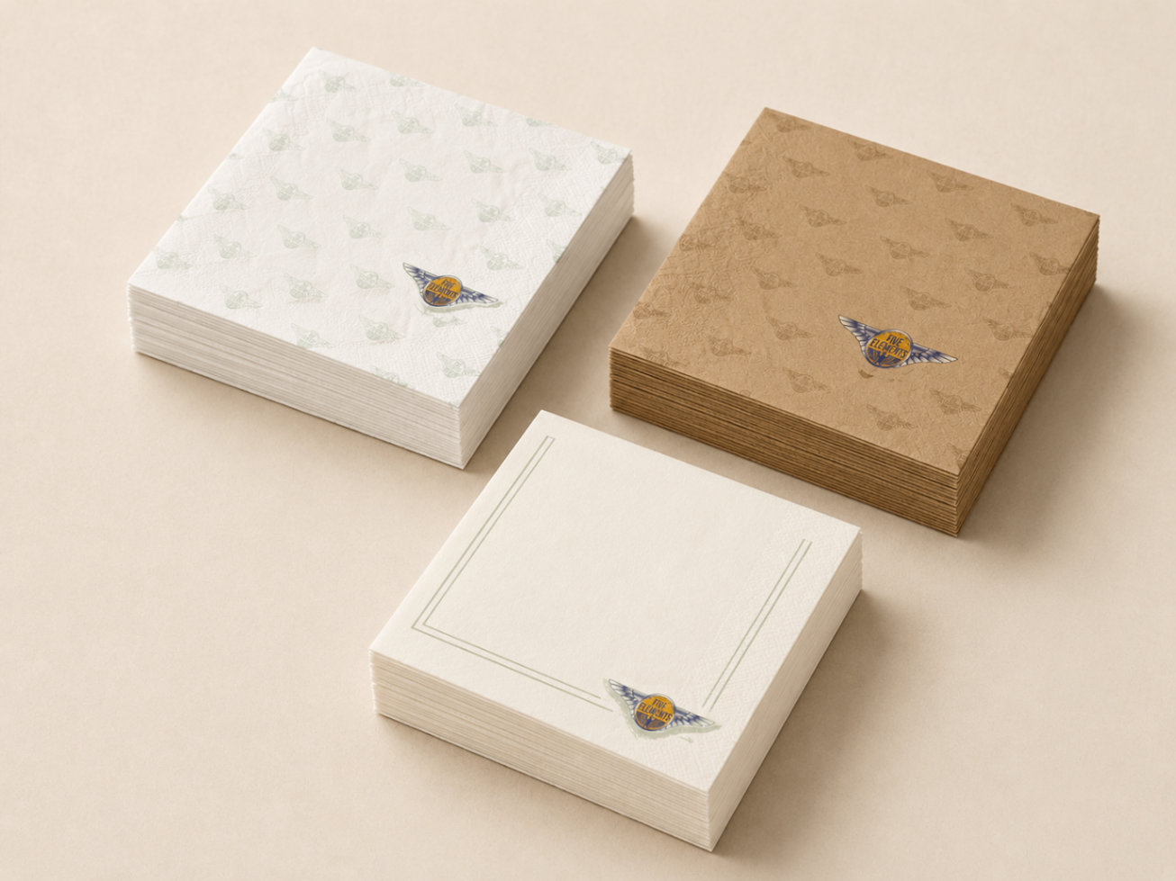Colored & printed napkins