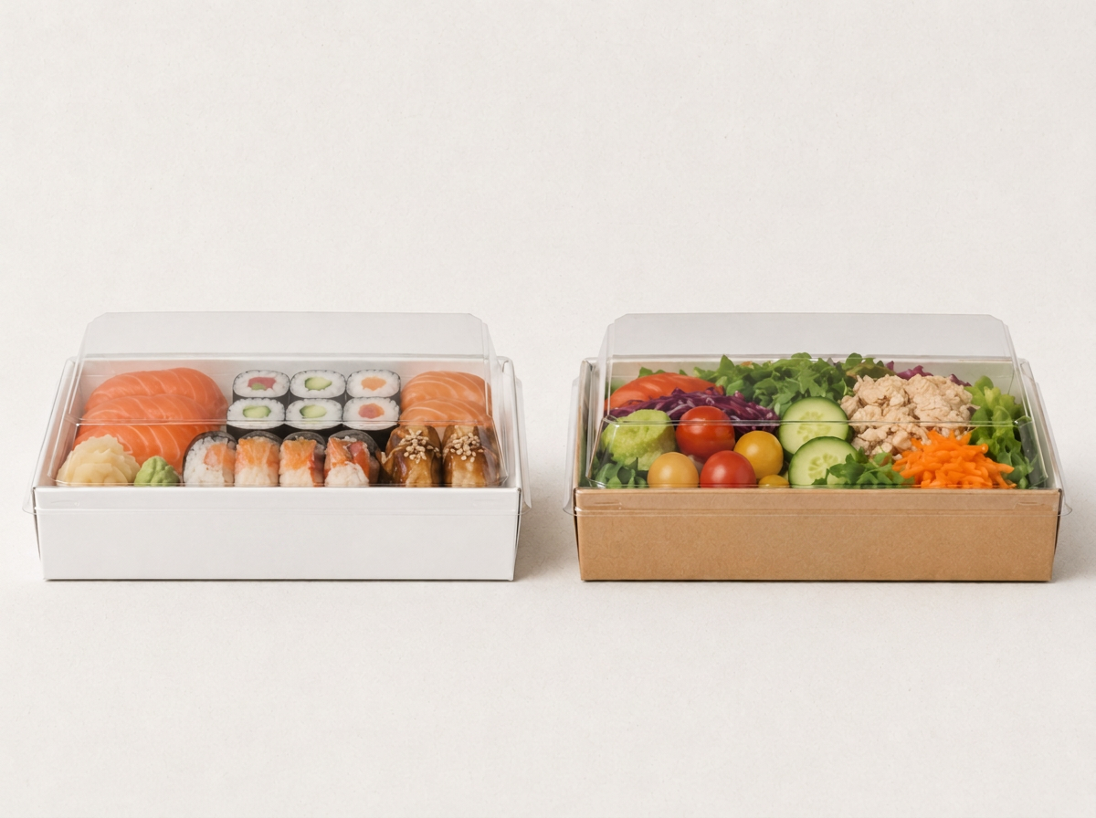 Sushi & salad trays