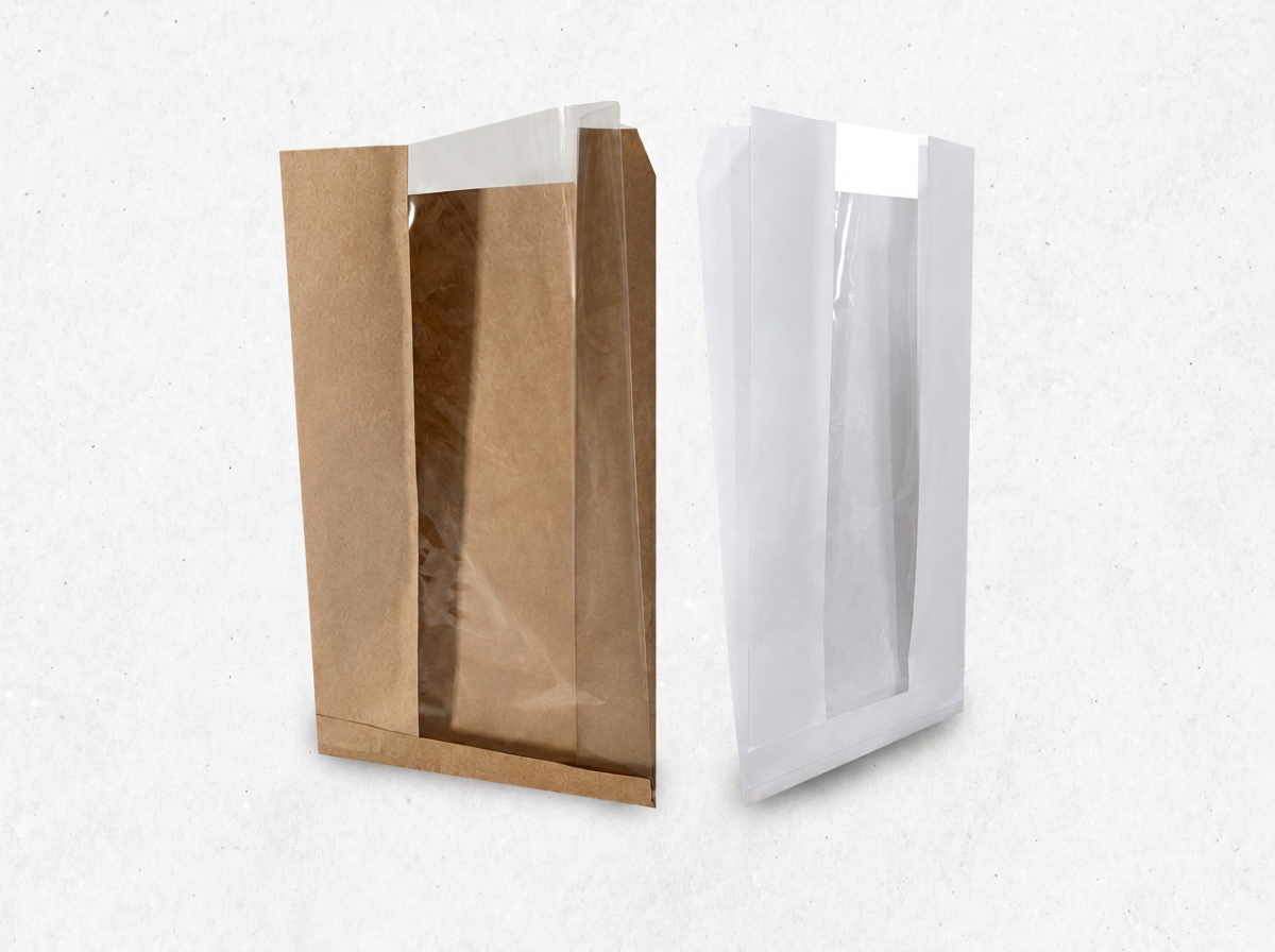 Side-window paper bags